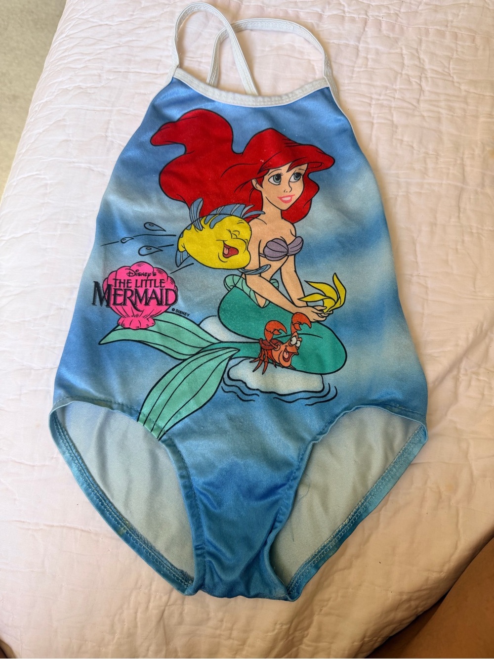 Disney Blue The Little Mermaid Ariel One-Piece Swimsuit